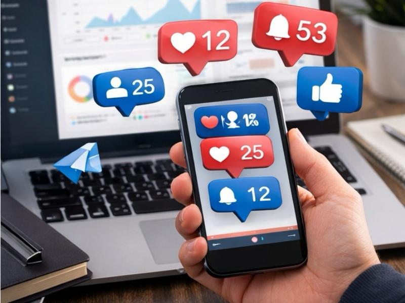 Gestión visual de redes sociales para negocio local